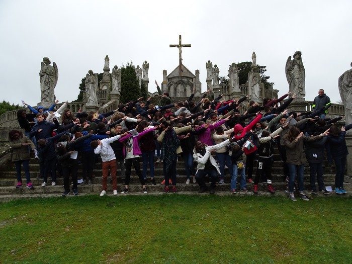 Pèlerinage des collégiens à Saint-Laurent-sur-Sèvre